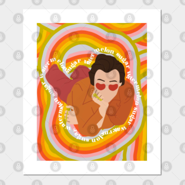 Psychedelic Iii Watermelon Sugar Harry Styles Harry Styles Posters And Art Prints Teepublic His musical career began in 2010 as a solo contestant on the british music competition series the x factor. usd
