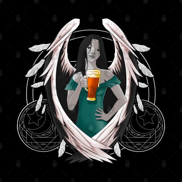 Guardian Angel | Funny Beer Lovers Gifts Brewing Craft Beer by Proficient Tees