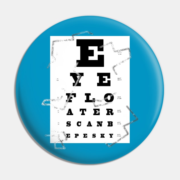 Eye Floater Chart Pin by GloopTrekker