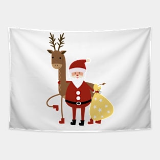 Santa Claus and reindeer Tapestry