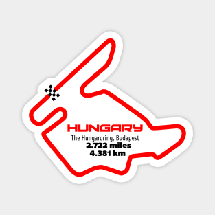 Hungarian Track Graphic Magnet