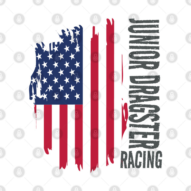 Junior Dragster Racing American Flag USA by Carantined Chao$