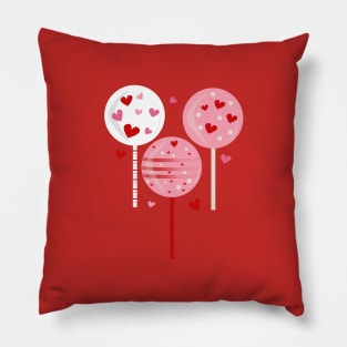 Valentines Lollipop Pillow