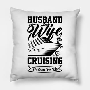 cruise vacation for Setting Sail for Love and Celebration Birthday for Husband and Wife cruise Pillow