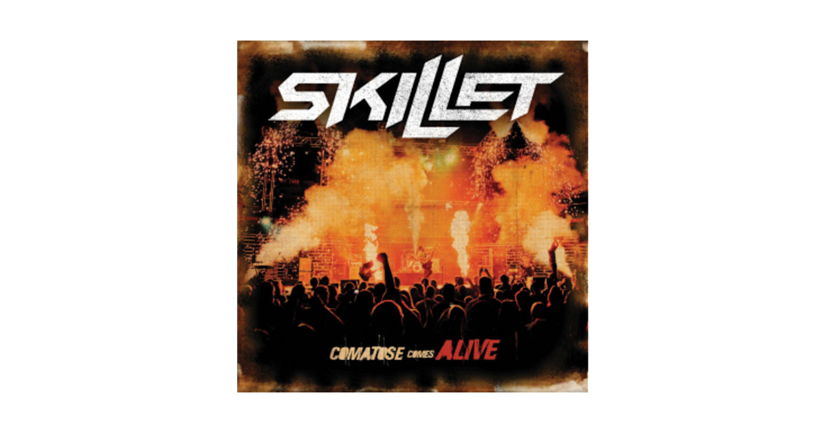 Skillet Comatose Comes Alive Album Cover Skillet Band TShirt