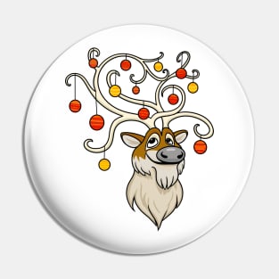 Festive Reindeer Pin