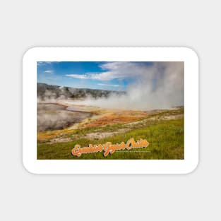 Excelsior Geyser Crater Yellowstone Magnet