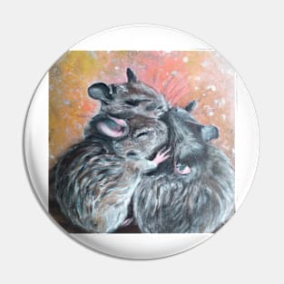 Degus Oil Painting Pin