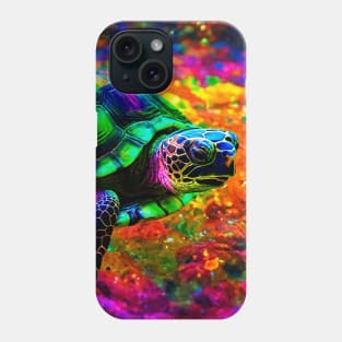 Rainbow Turtle Bright Colors Phone Case