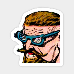 man in blue glasses Magnet
