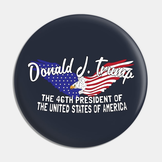 The 46th President United States of America Commemorative Donal Trump Pin by SugarMootz