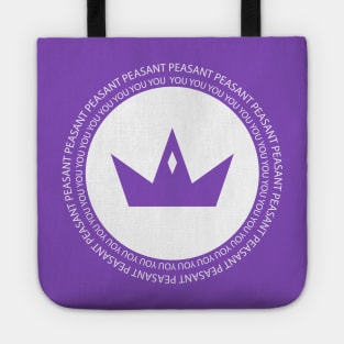 [Himedere] You Peasant (White) Tote