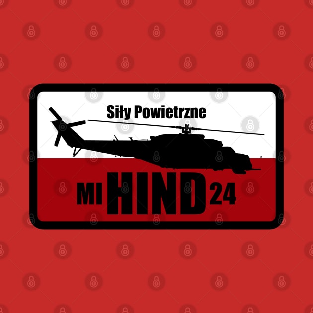 Polish Mi-24 Hind Patch by TCP