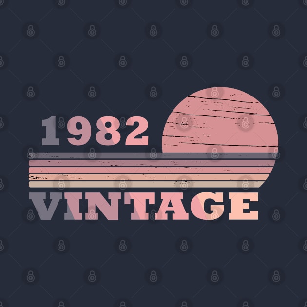 vintage 1982 birthday by omitay