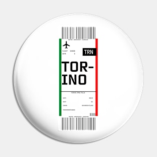 Boarding pass for Turin Pin