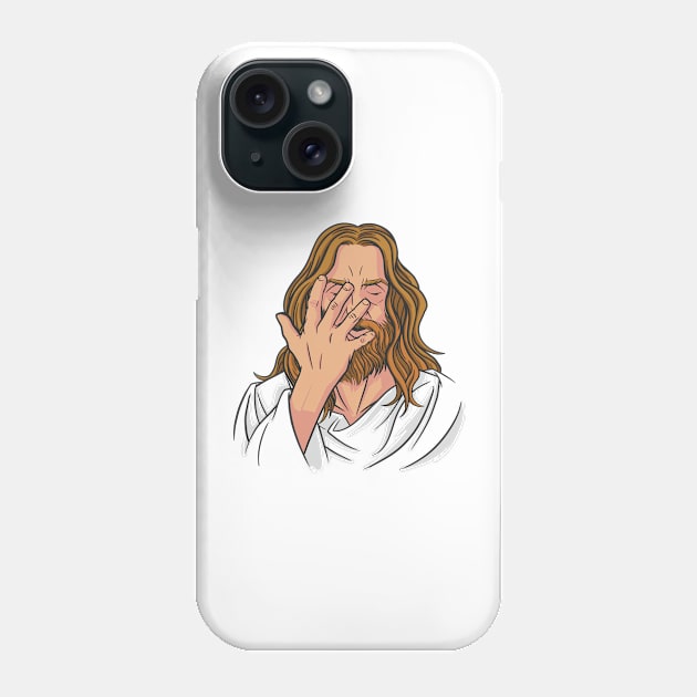 Jesus religion parody Phone Case by Yoko Momoka