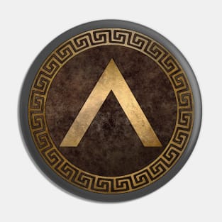 Spartan Shield Lambda Symbol of Sparta Pin