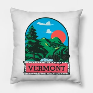 Vintage Style Vermont Pillow