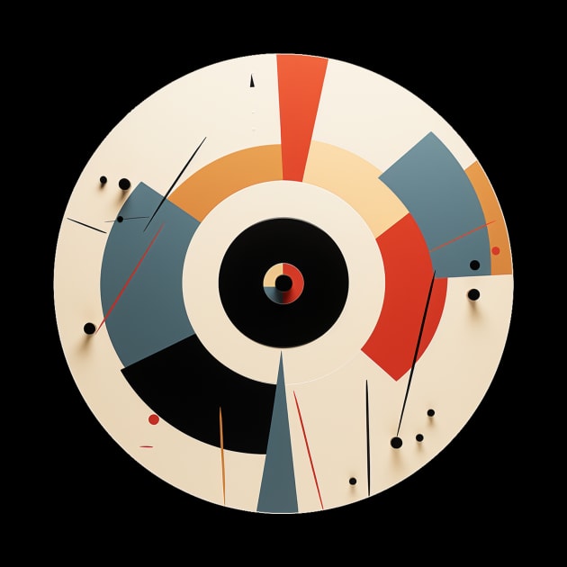 Turntable - simple minimal geometric abstraction by bulografik