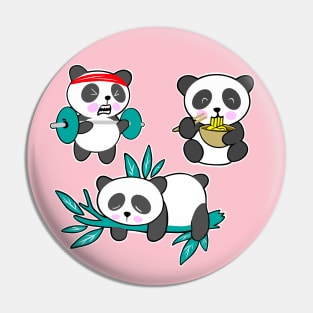 Panda Swole Pin