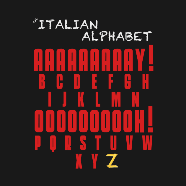 The Italian Alphabet by rydrew