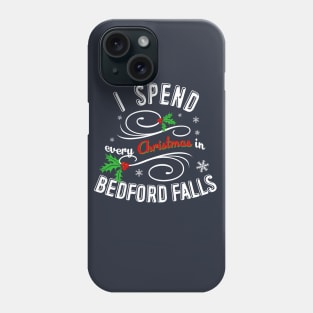 Christmas in Bedford Falls Phone Case