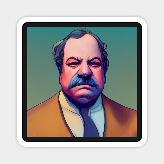 Grover Cleveland | Comics style Magnet by ComicsFactory