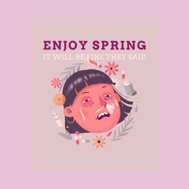 Spring meme gift | Spring | Allergies | Seasonal by Evolutiony