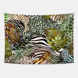 Abstract Jungle Tapestry