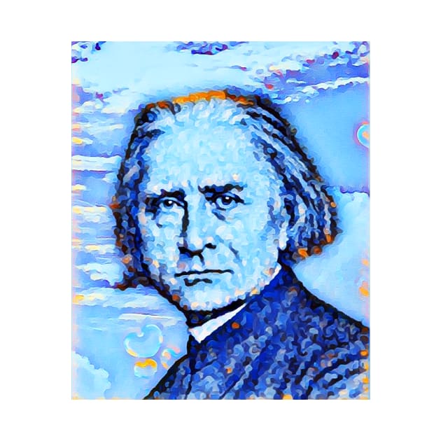 Franz Liszt Portrait | Franz Liszt Artwork | Franz Liszt Painting 14 by JustLit