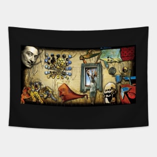 Dali Collage Tapestry