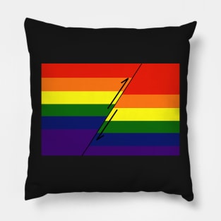 Geology Pride Flag Pillow