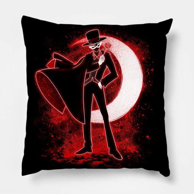 Masked Gentleman Pillow by alemaglia