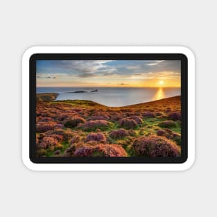 Sunset over Rhossili Bay Magnet