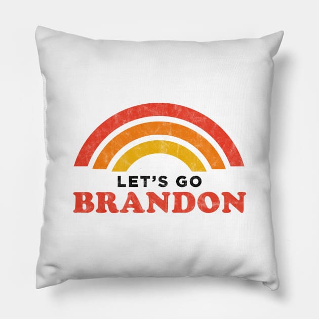 Lets Go, Brandon! Pillow by karutees