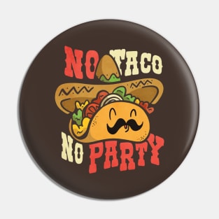 Dabbing Taco Cinco De Mayo Funny Boys Men Mexican Food Dab Pin