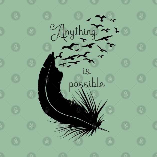 Black feather - Anything is possible by ArtStyleAlice