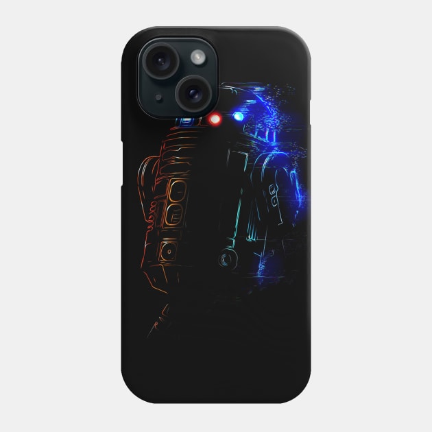 Line droid Phone Case by Cyberframe