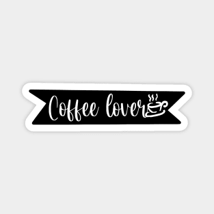 Coffee Lover - Retro Vintage Coffee Typography - Gift Idea for Coffee Lovers and Caffeine Addicts Magnet