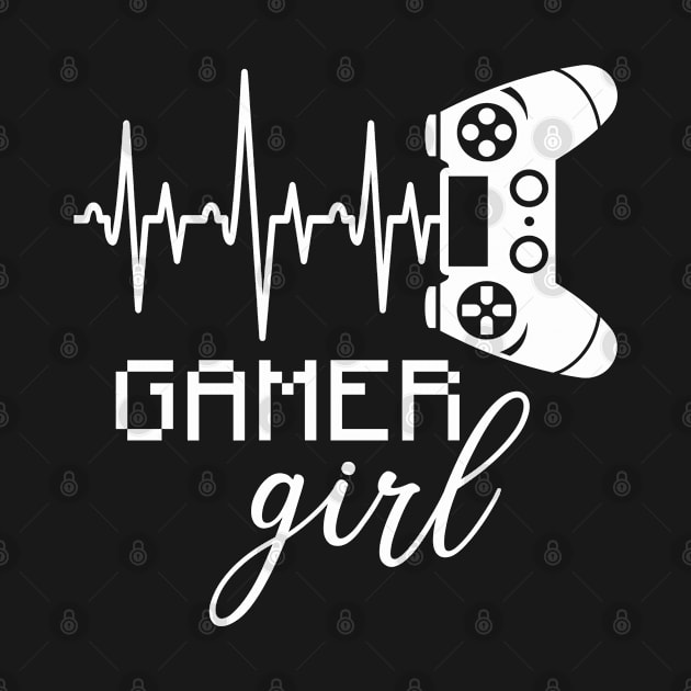 Gamer Girl Heartbeat by MommyTee