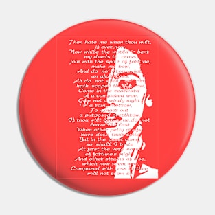 Sonnets 90 Shakespeare Pin