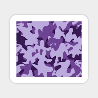 army camouflage purple Magnet