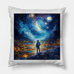 Starry Night Fantasy Pillow