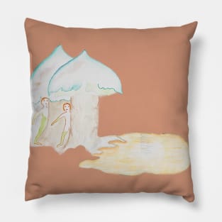 giant mushrooms Pillow