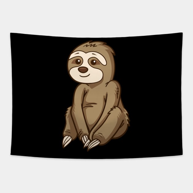 Cute Sloth Gift Women Sloth Lover Men Sloth Tapestry by PomegranatePower