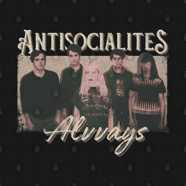 Alvvays Vintage 2011 // Antisocialites Original Fan Design Artwork by A Design for Life