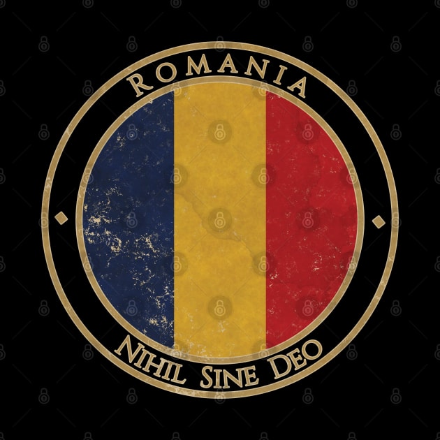 Vintage Romania Europe European EU Flag by DragonXX