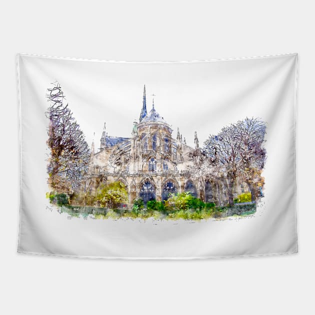 Notre-Dame de Paris Tapestry by cinema4design