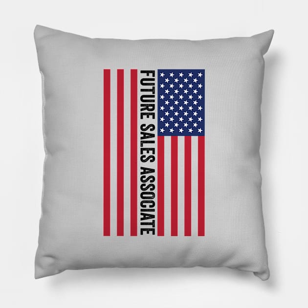 Future Sales Associate Pillow by Saimarts