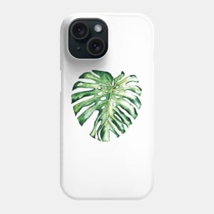 Monstera leaf Phone Case